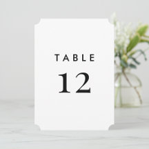 Elegante Moderne Minimalistische Trouwtafel Nummer