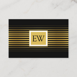 Elegante Moderne Minimalistische Vervaaagde Gouden Visitekaartje