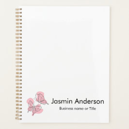 Elegante Moderne Minimalistische Vlinders Planner