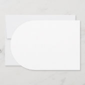 Elegante moderne minimalistische zwart wit 21 verj kaart (Achterkant)