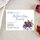 Elegante moderne Moederdag Brunch Kaart