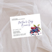 Elegante moderne Moederdag Brunch Kaart