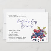 Elegante moderne Moederdag Brunch Kaart (Voorkant)