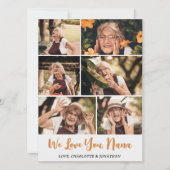 Elegante moderne Moederdag oma fotocollage Feestdagenkaart (Voorkant)