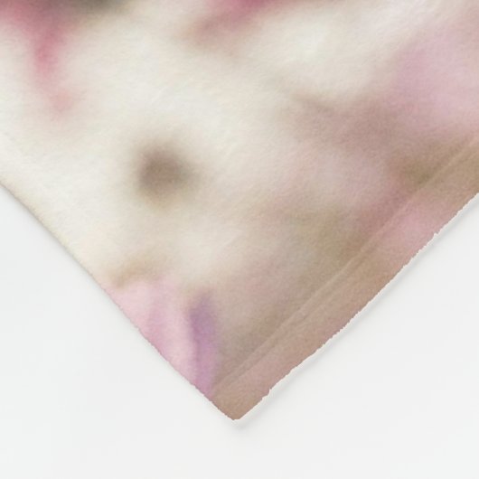 Elegante moderne moeder's beste moeder ooit roze b fleece deken (Hoek)