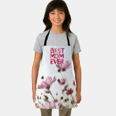 Elegante moderne moeder's beste moeder ooit roze b schort (Insitu)