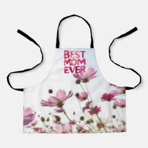 Elegante moderne moeder's beste moeder ooit roze b schort