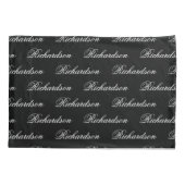 Elegante moderne monogram bruiloft souvenir cadeau kussensloop (Achterkant)