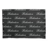 Elegante moderne monogram bruiloft souvenir cadeau kussensloop (Voorkant)