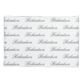 Elegante moderne monogram bruiloft souvenir cadeau kussensloop (Achterkant)