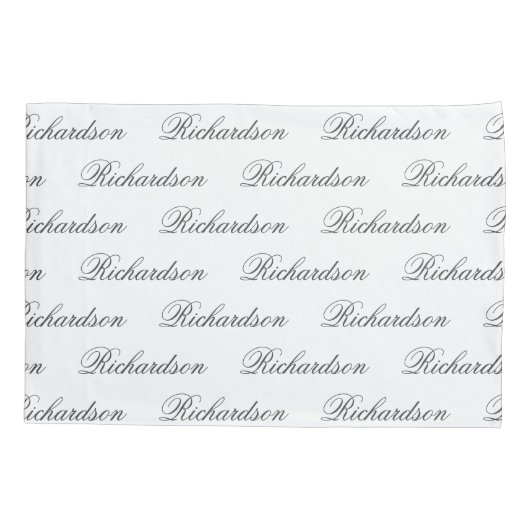 Elegante moderne monogram bruiloft souvenir cadeau kussensloop (Achterkant)