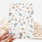 Elegante Moderne Multi Foto Botanische Waterverf Feestdagenkaart