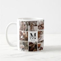 Elegante Moderne Multi Photo Collage Gift Keepsake