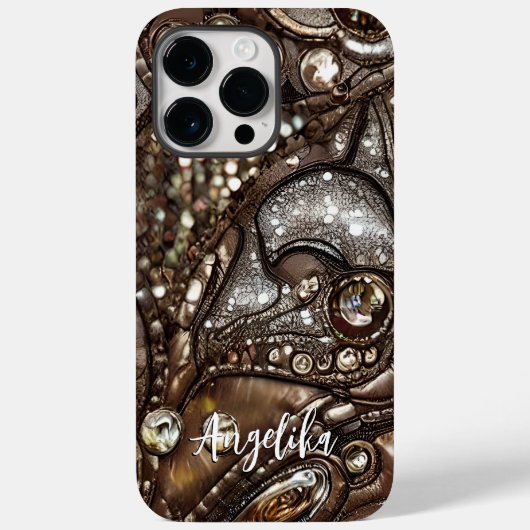 Elegante moderne namaakleren abstract | Aangepaste Case-Mate iPhone Case (Achterkant)