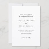 Elegante Moderne Neutrale Bruiloft Save The Date (Voorkant)
