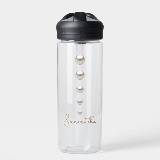 Elegante moderne Parels waterfles (Voorkant)