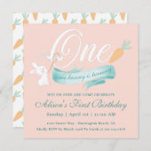 Elegante moderne Pasen eerste verjaardag Kaart (Voorkant / Achterkant)