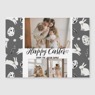 elegante moderne Pasen, familie drie fotocollage