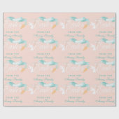 Elegante moderne Pasen gepersonaliseerd Cadeaupapier (Vlak)