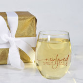 Elegante moderne Passen getrouwd Wijnglas Zonder Voet