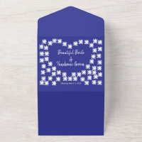 Elegante moderne patriottische 4 juli bruiloft