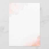 Elegante moderne pictogrammen huwelijksprogramma programmakaart (Achterkant)