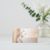 Elegante Moderne Professional  Streep Visitekaartje (Staand voorkant)