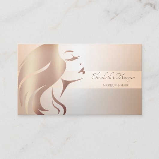Elegante Moderne Professional  Streep Visitekaartje (Voorkant)
