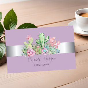 Elegante moderne professionele Cactus Succulent Visitekaartje