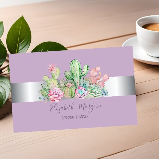 Elegante moderne professionele Cactus Succulent Visitekaartje