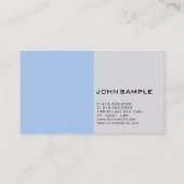 Elegante moderne professionele eenvoudige pastel b visitekaartje (Achterkant)