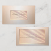 Elegante Moderne Professionele Frame Lichtgevend Visitekaartje (Voorkant / Achterkant)