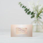 Elegante Moderne Professionele Frame Lichtgevend Visitekaartje (Staand voorkant)