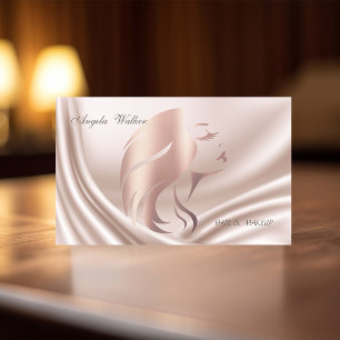 Elegante Moderne Professionele, Gezichts Silhouet Visitekaartje
