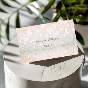 Elegante Moderne Professionele Glitterende Bokeh Visitekaartje