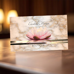 Elegante Moderne Professionele Lichtgevende Lotus  Visitekaartje
