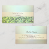 Elegante moderne professionele lichtgevende, werve visitekaartje (Voorkant / Achterkant)