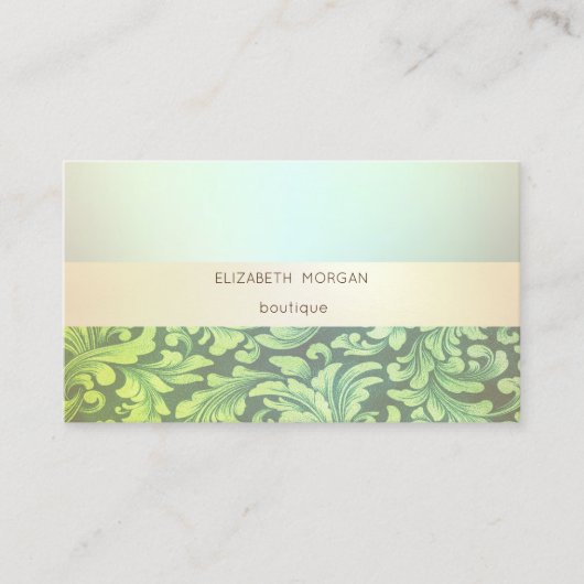 Elegante moderne professionele lichtgevende, werve visitekaartje (Voorkant)