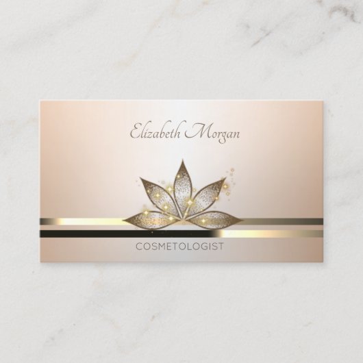 Elegante moderne professionele Luminouse Lotus Bus Visitekaartje (Voorkant)