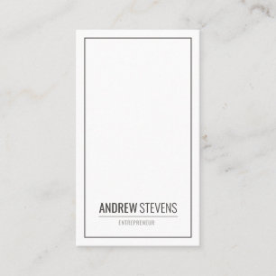 Elegante moderne professionele minimalist visitekaartje