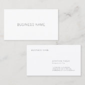 Elegante moderne professionele minimalistische Sja Visitekaartje (Voorkant / Achterkant)
