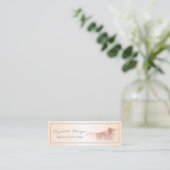 Elegante moderne professionele nep wimpers, frame mini visitekaartje (Staand voorkant)