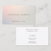 Elegante Moderne Professionele Template Strak Visitekaartje (Voorkant / Achterkant)