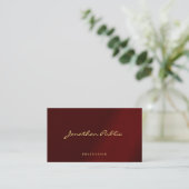 Elegante moderne professionele typografie script visitekaartje (Staand voorkant)