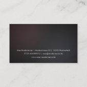 Elegante moderne pyramide Visitenkarten Visitekaartje (Achterkant)