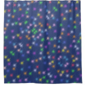 Elegante moderne regenboog kleurrijke gradiënt Sta Douchegordijn (Voorkant)