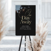 Elegante moderne repetitie diner zwart welkom acryl bord