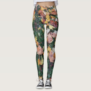Elegante moderne retro leggings abstract