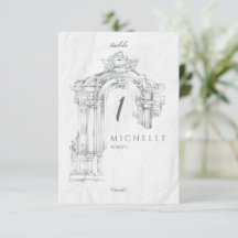 Elegante moderne Romaanse minimalistische tafel Ka