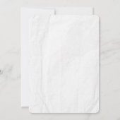 Elegante moderne Romeinse minimalistische trouwuit Kaart (Achterkant)